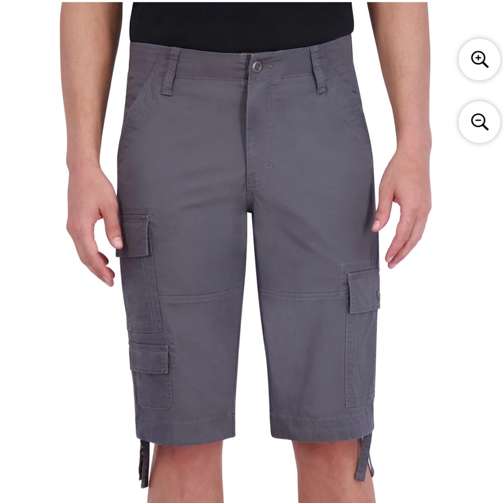 NWOT GEORGE MEN’S MESSENGER SHORTS SIZE 30 CHARCOAL SKY